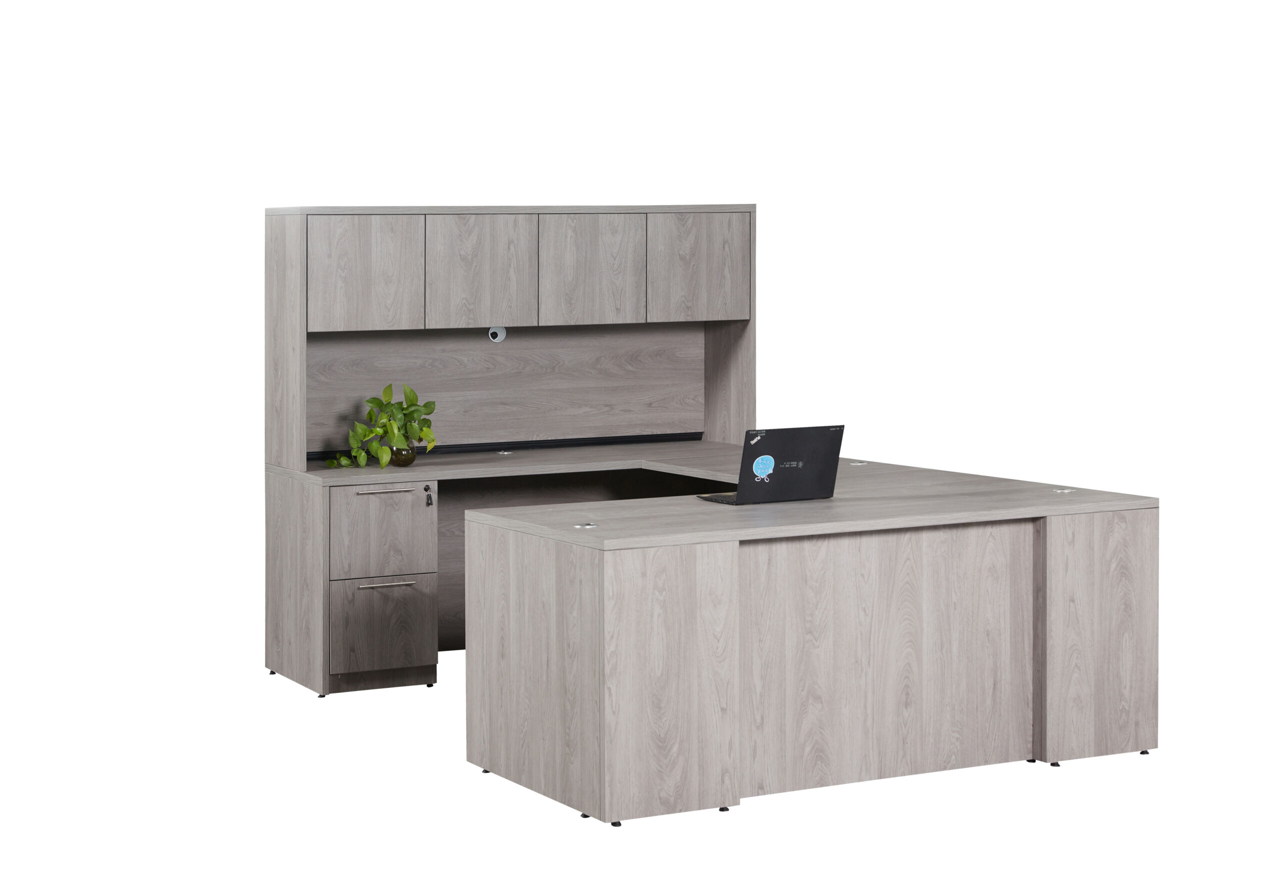 Kona Premium Laminate Series L Shape Executive Office Desk