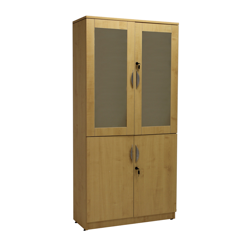 Half Wood Doors Storage Cabinet