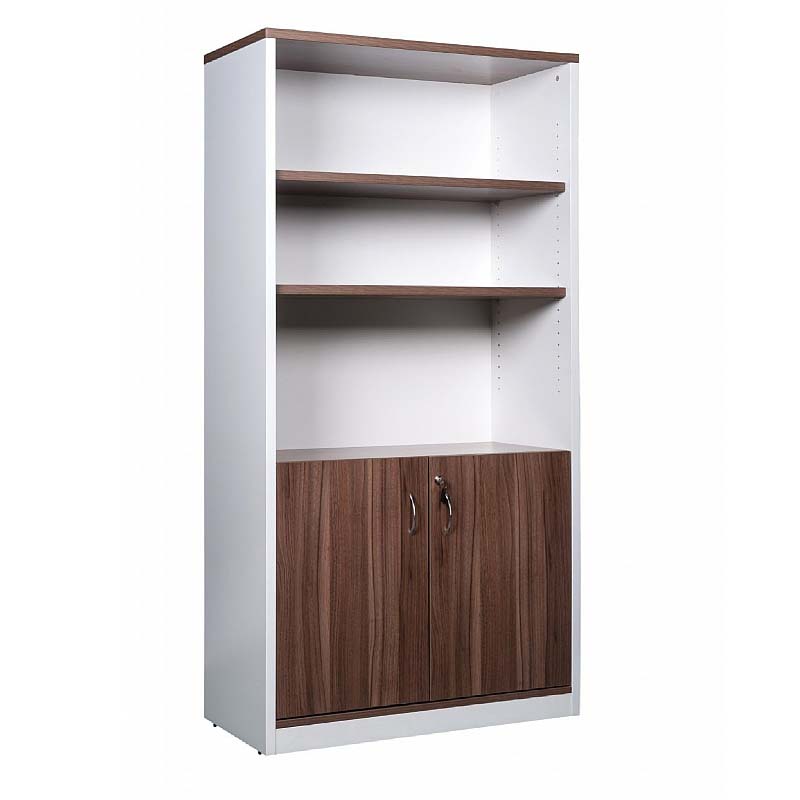 Half Wood Doors Storage Cabinet