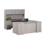 Kona Premium Laminate Series L Shape Office Desk with One BBF Pedestal