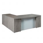 Kona Premium Laminate Series L Shape Office Desk with One BBF Pedestal