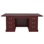 Traditional Wood Veneer Executive Office Table