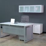 Contemporary Series Laminate Metal Base Office Desk Office Table