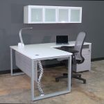 Contemporary Series Laminate Metal Base Office Desk Office Table