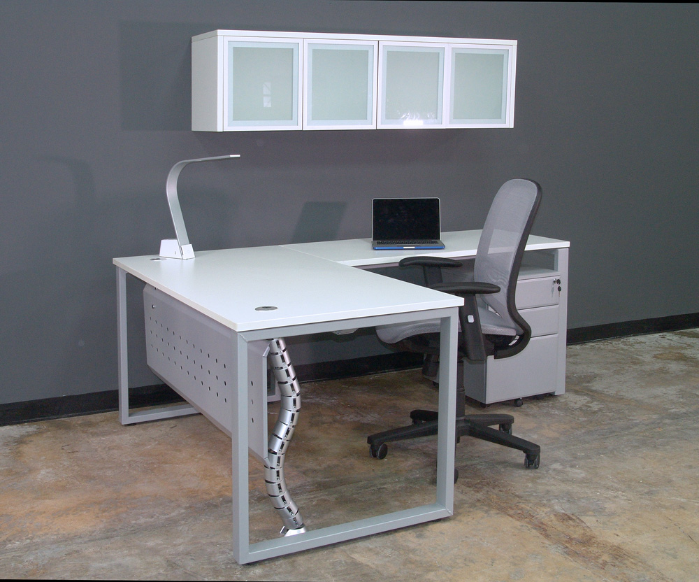 Contemporary Series Laminate Metal Base Office Desk Office Table