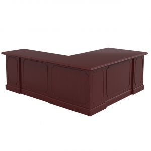 Traditional Wooden Executive L Shape Manager Desk Right