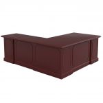 Traditional Wood Veneer Executive L Shape Manager Table Right