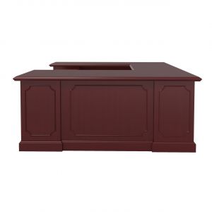 Traditional Wood Veneer Executive U Group Desk