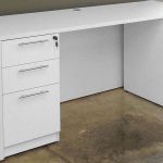 Credenza Desk Shell with Pedestals