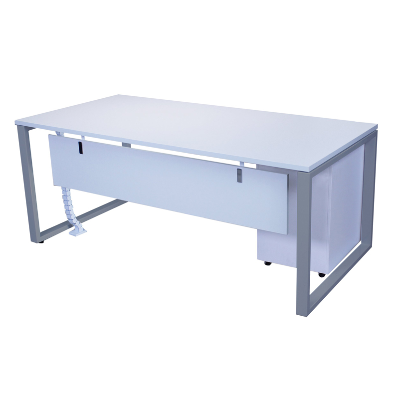 Contemporary Steel Frame Office Table