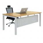 Cubit Straight Office Desk with Steel Frame