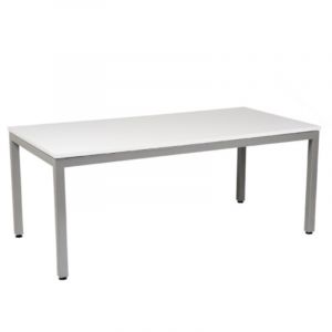 Cubit Straight Office Desk with Steel Frame