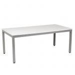 Cubit Office Table with Metal Base