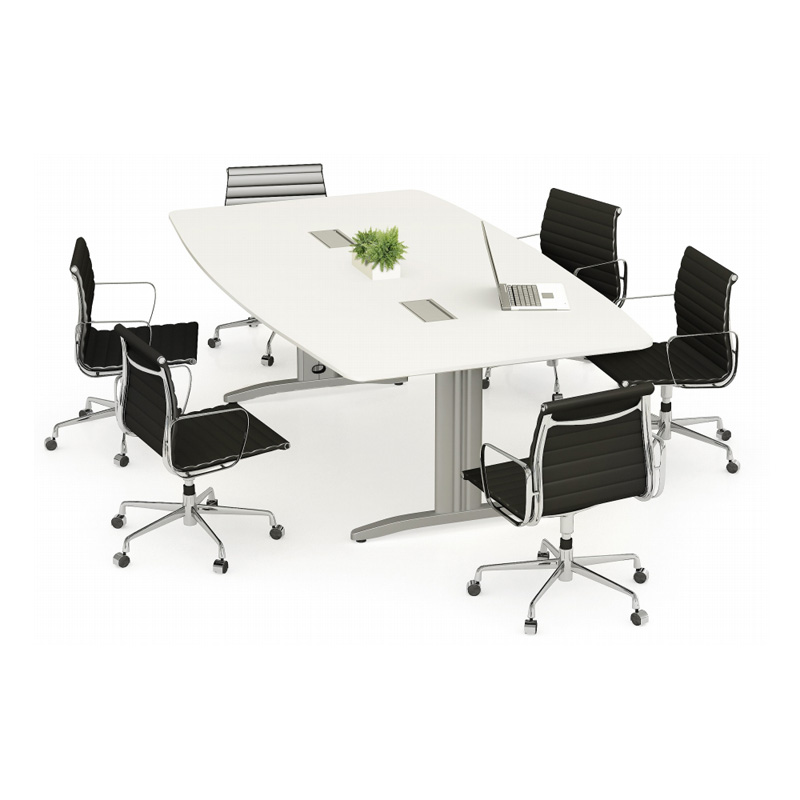 Chicago Conference Table with Metal Base with Telescopic Beam