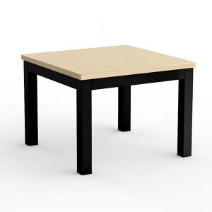 Cubit Corner Coffee Table with Metal Base