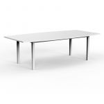 Cubit Boat Shape Conference Table with Metal Frame