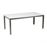 Cubit Office Table with Metal Base