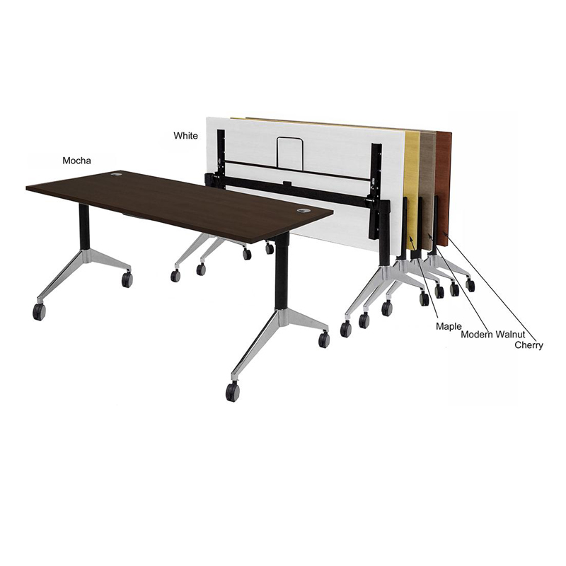 Eiffel Flip Top Training Table with Wheels