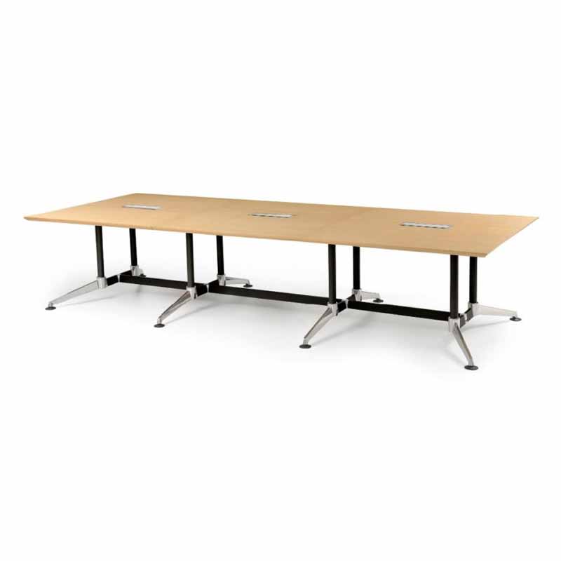 Eiffel Rectangular Office Desk with Steel Frame