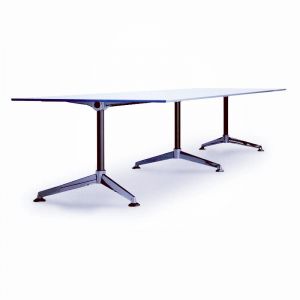 Eiffel Meeting Conference Table with One Post Steel Frame