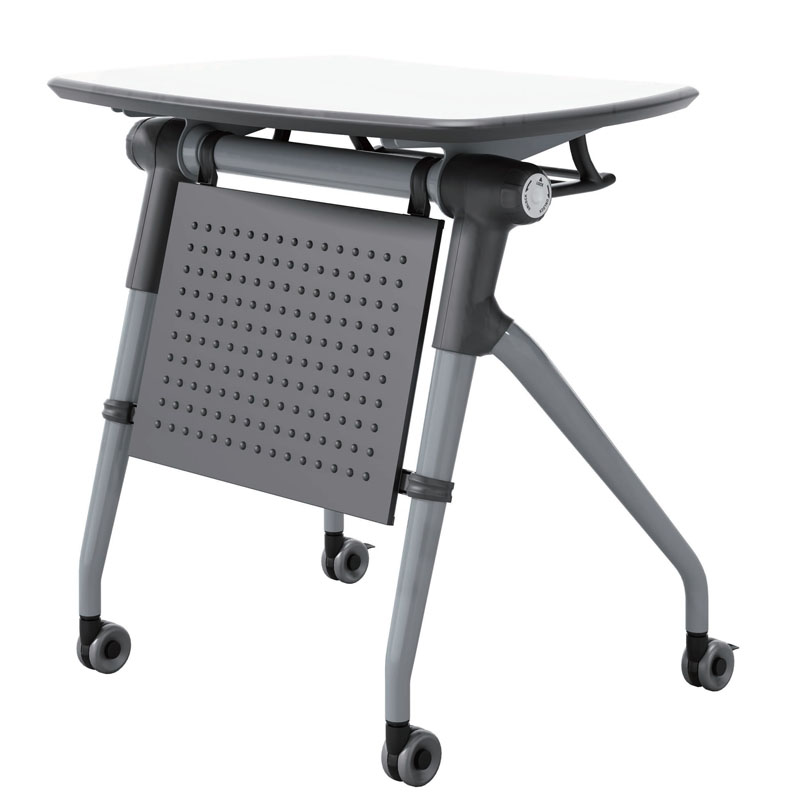 Flip Top Foldable Training Table Metal Frame