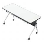 Flip Top Foldable Training Table Metal Frame