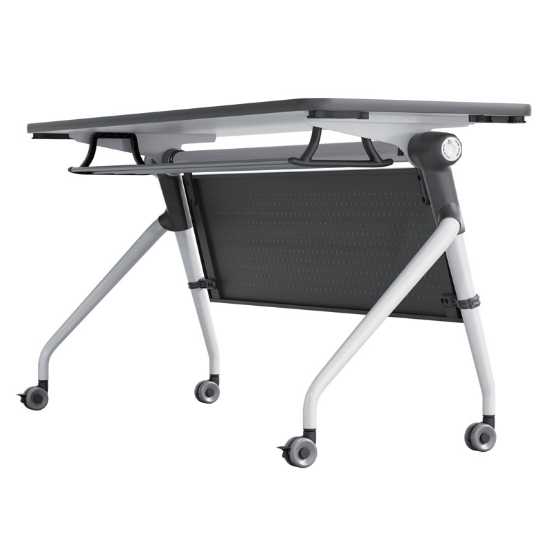 Flip Top Foldable Training Table Metal Frame