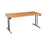 Folding Training Table Metal Base