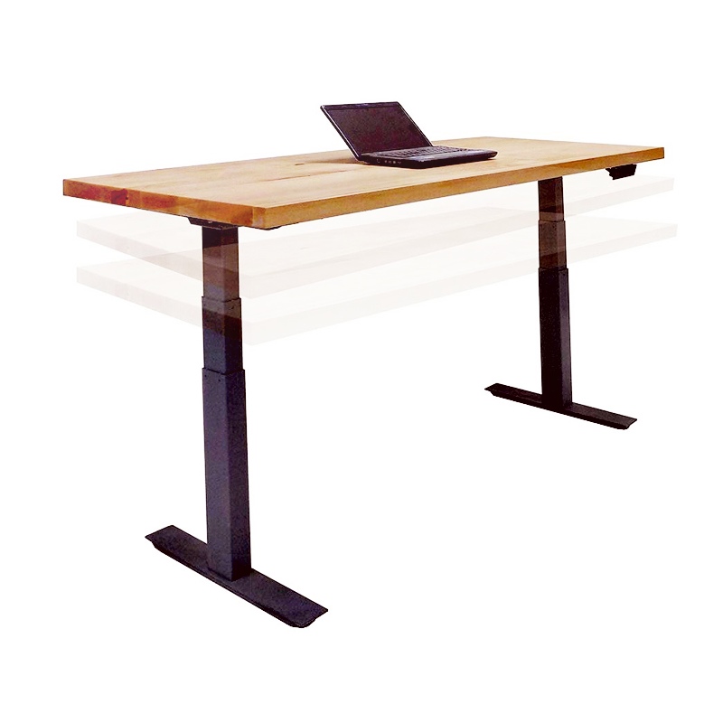 Sit Stand Height Adjustable Table with Two Motors