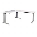 Rapid Corner Workstation with Extend Metal Modesty