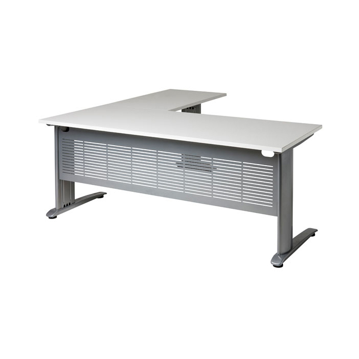 Rapid Corner Workstation with Extend Metal Modesty