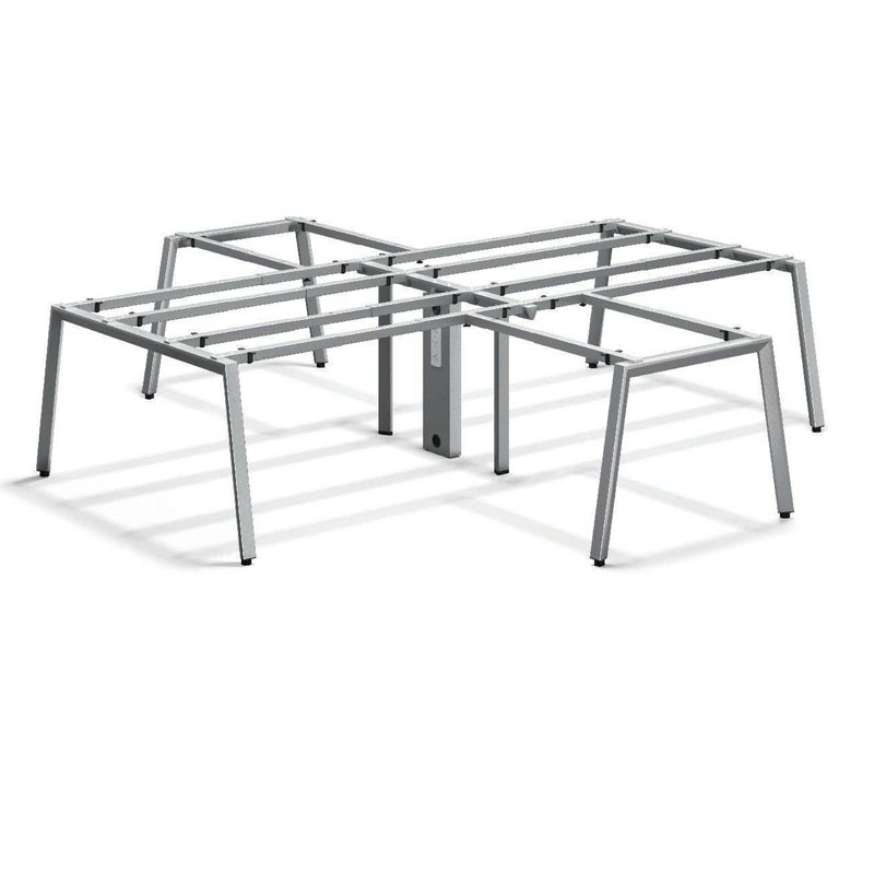 NEO 4 Way Cubicle Workstation Steel Frame