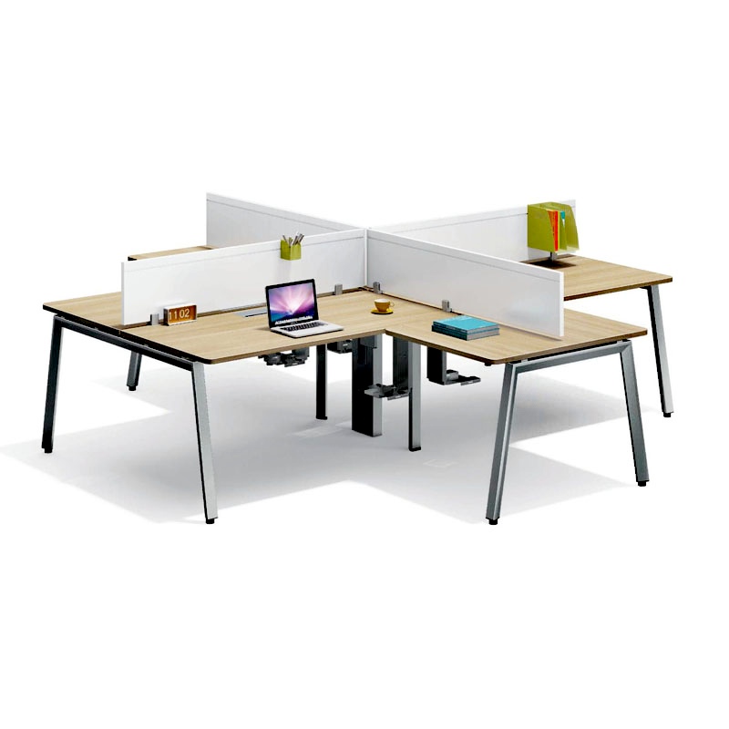 NEO 4 Way Cubicle Workstation Steel Frame