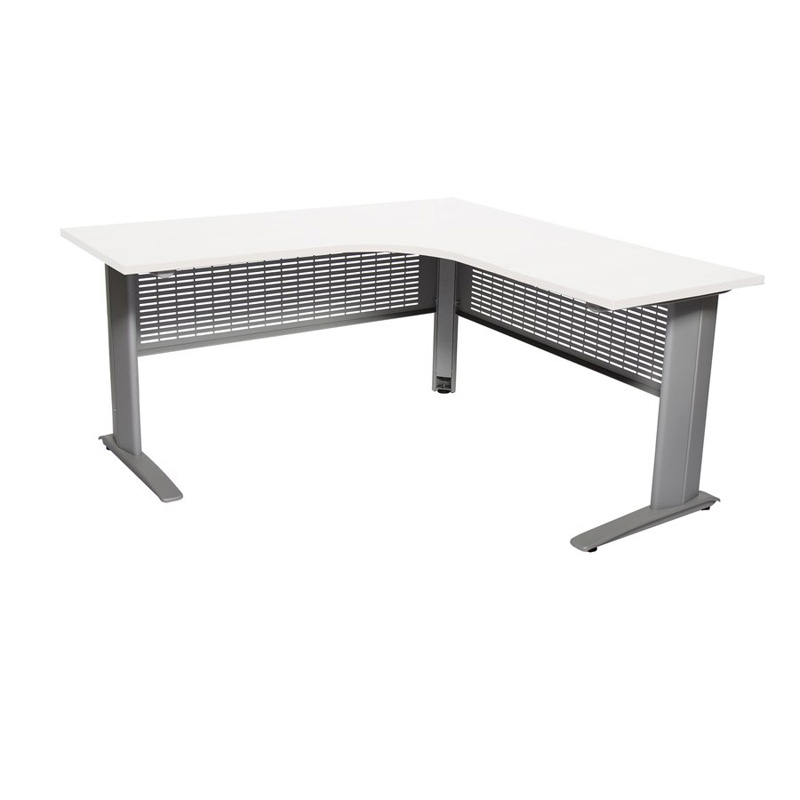 Rapid Steel Frame L Shape Desk with Extend Beam