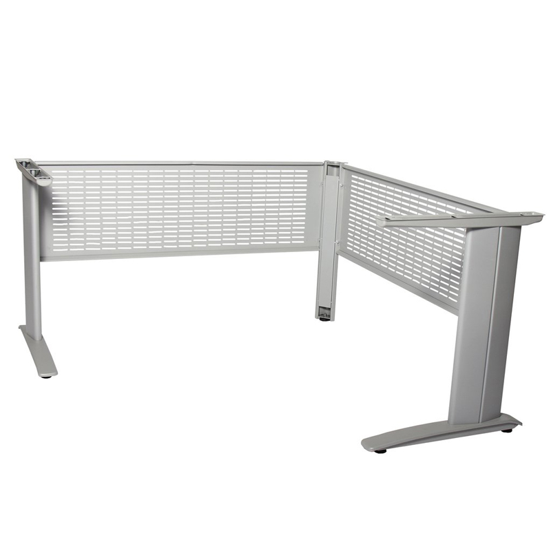 Rapid Corner Workstation with Extend Metal Modesty