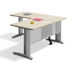 Rapid Office Desk with Extend Metal Modesty