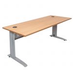 Rapid Steel Frame Straight Desk