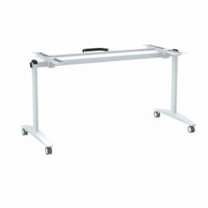 Movable Boardroom Training Table Metal Frame