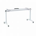 Movable Boardroom Training Table Metal Frame