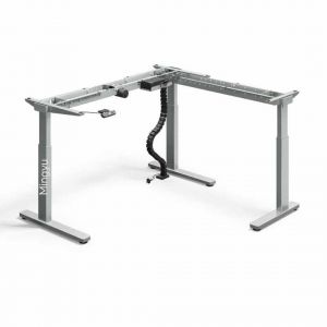 Electric Height Adjustable L Shape Table Frame