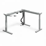 Electric Height Adjustable L Shape Table