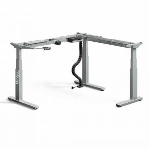 Electric Height Adjustable Corner Workstation Steel Frame