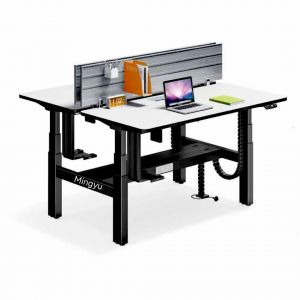 Back to Back Workstation Height Adjustable Steel Frame