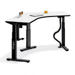 Hand Crank Face to Face Height Adjustable Workstation