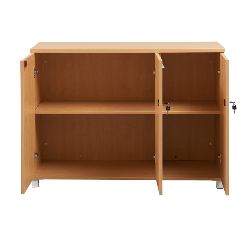 Cubit Storage Credenza Cabinet with Metal Base