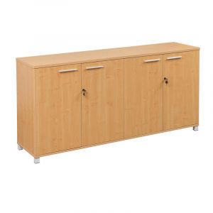 Cubit Storage Credenza Cabinet with Metal Base