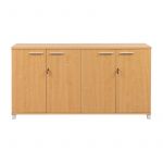 Cubit Storage Credenza Cabinet with Metal Base