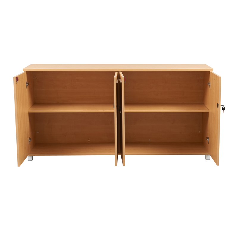 Cubit Storage Credenza Cabinet with Metal Base