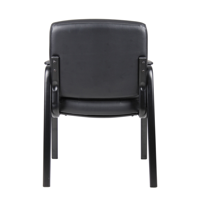 Metal Frame Visitor Chair With Armrest